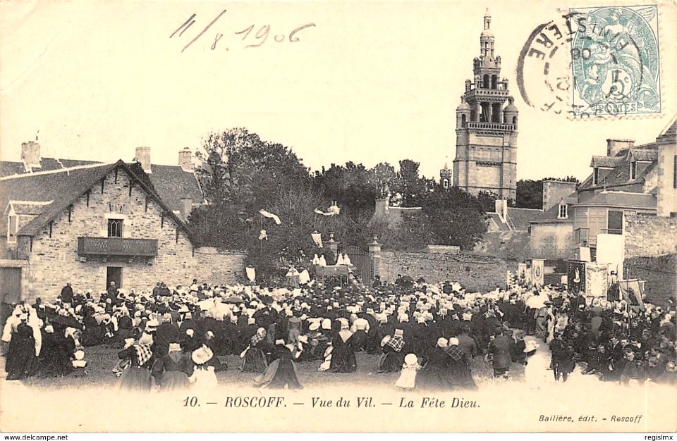 Fête-Dieu à Roscoff en 1906
