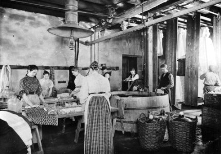 Färgeriet Nya Blå Hand, 1900c