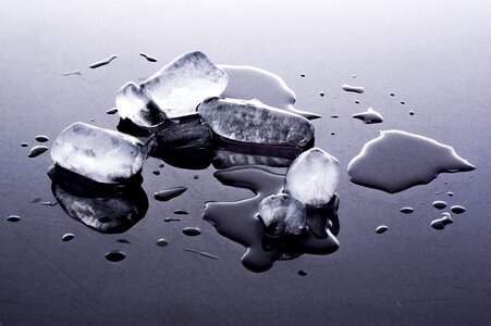 Still life black reflection