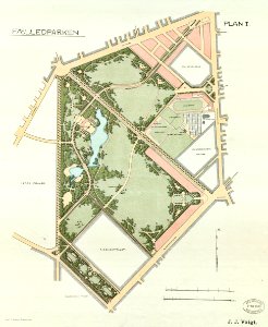 Fælledparken 1908 by J.J. Voigt