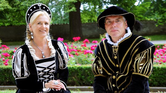 Czech republic traditional dress tourist photo