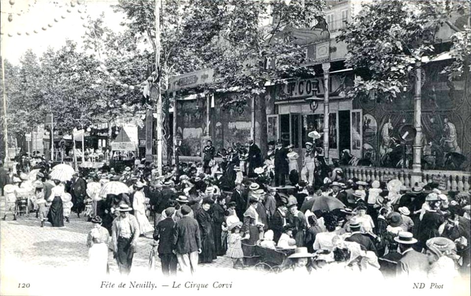 Fête de Neuilly, Le Cirque Corvi, c.1900