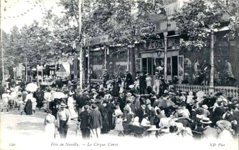 Fête de Neuilly, Le Cirque Corvi, c.1900 photo
