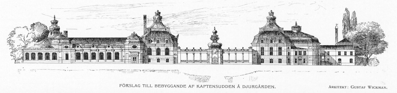 Förslag till bebyggande av Kaptensudden, 1901 photo
