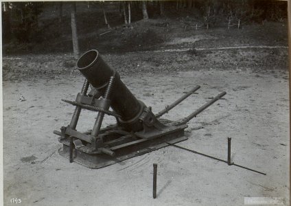 Für 22cm.M.15.M.W.Richtschuber im Gebrauch. (BildID 15647917)