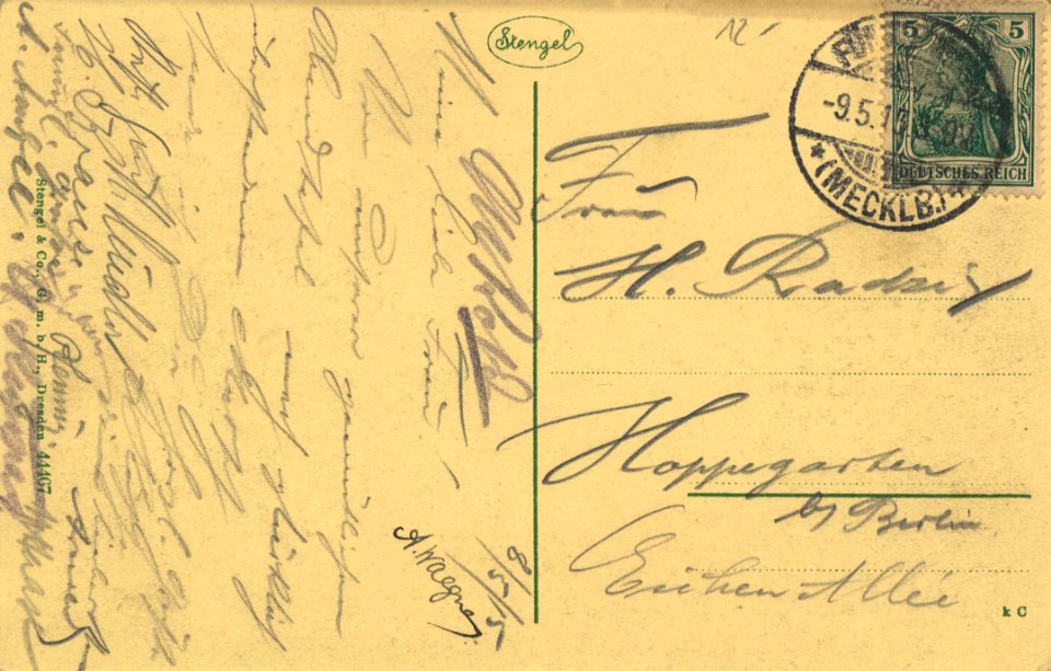 Fürstenberg i. Meckl., Brandenburg - Baalensee (back) (Zeno Ansichtskarten)