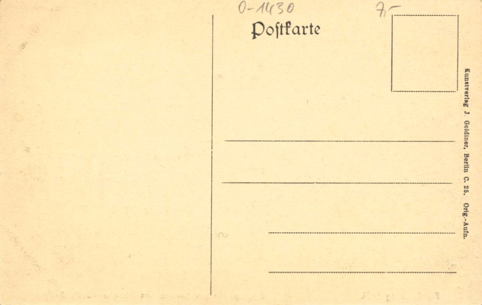 Fürstenberg i. Meckl., Brandenburg - Fliesspartie am Sanatorium Schloss Fürstenberg (back) (Zeno Ansichtskarten)