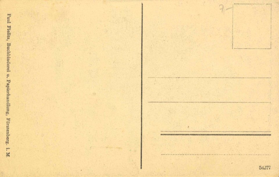 Fürstenberg i. Meckl., Brandenburg - Kurpark (back) (Zeno Ansichtskarten)