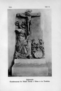 Fürstenwalde Sandsteinepitaph für Bischof Dietrich von Bülow in der Domkirche Lebus Tafel 13