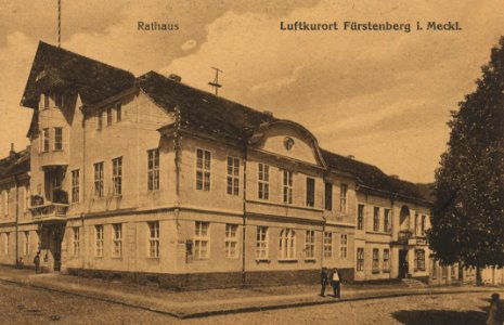Fürstenberg i. Meckl., Brandenburg - Rathaus (Zeno Ansichtskarten)
