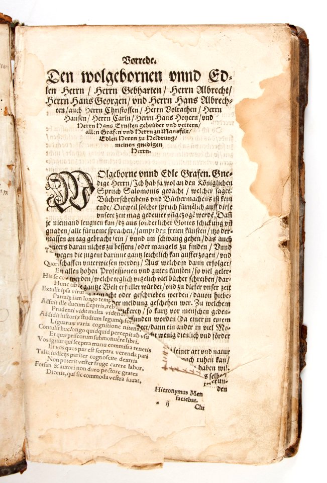 Första sidan av Das erste Theyl des Regentenbuchs... - Skoklosters slott - 93365