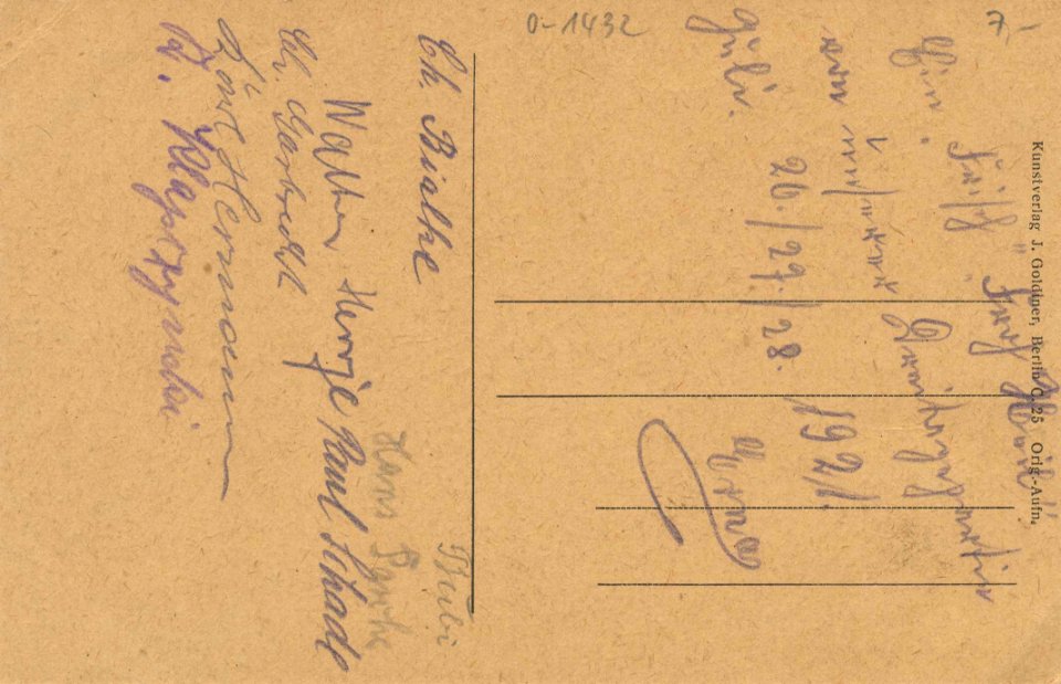 Fürstenberg i. Meckl., Brandenburg - Erholungsheim (back) (Zeno Ansichtskarten)