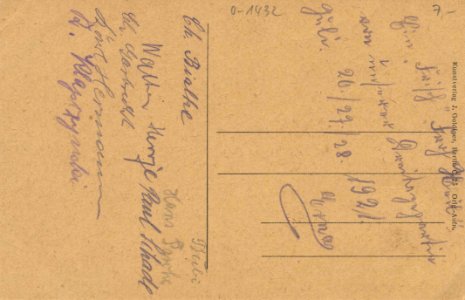 Fürstenberg i. Meckl., Brandenburg - Erholungsheim (back) (Zeno Ansichtskarten)