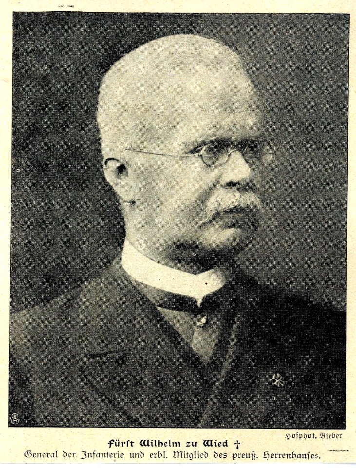 Fürst Wilhelm zu Wied (1845–1907) gestorben