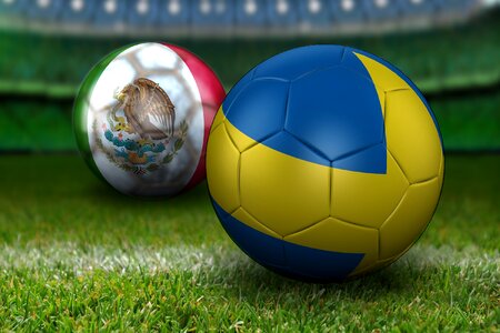 World cup ball flag