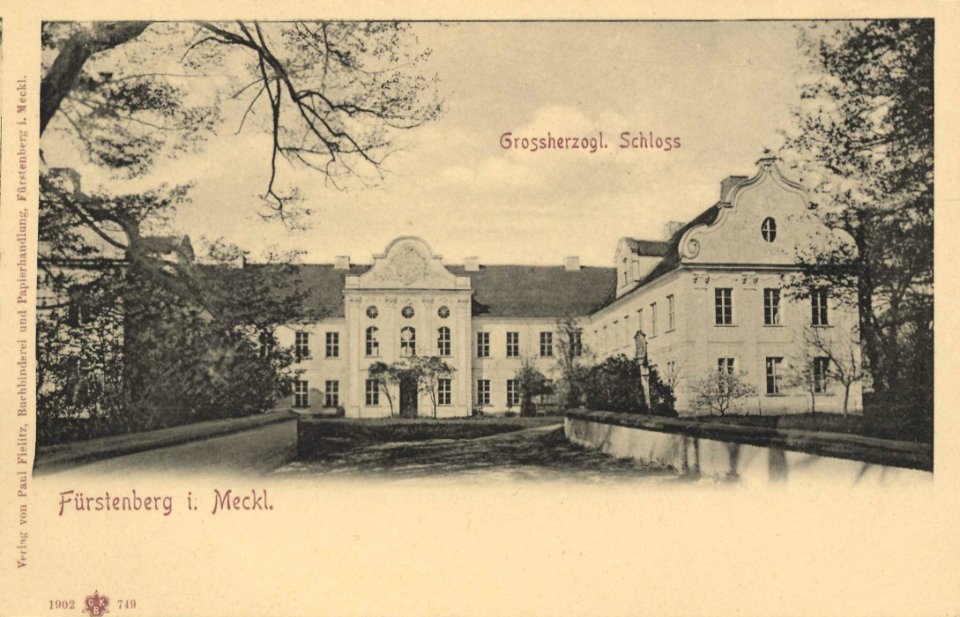 Fürstenberg i. Meckl., Brandenburg - Großherzogl. Schloss (2) (Zeno Ansichtskarten)
