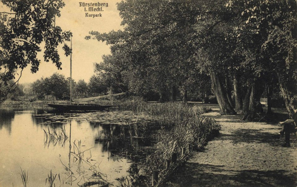 Fürstenberg i. Meckl., Brandenburg - Kurpark (Zeno Ansichtskarten)