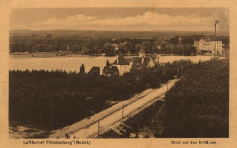 Fürstenberg i. Meckl., Brandenburg - Röblinsee (2) (Zeno Ansichtskarten)