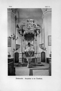 Fürstenwalde Kanzelaltar in der Domkirche Lebus Tafel 12