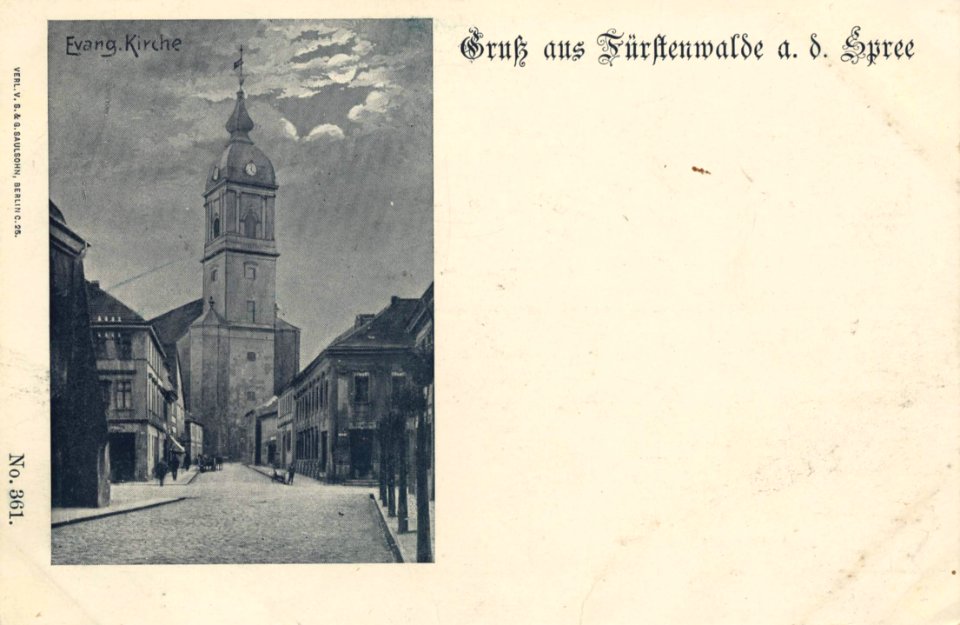 Fürstenwalde (Spree), Brandenburg - Dom von Westen (2) (Zeno Ansichtskarten)