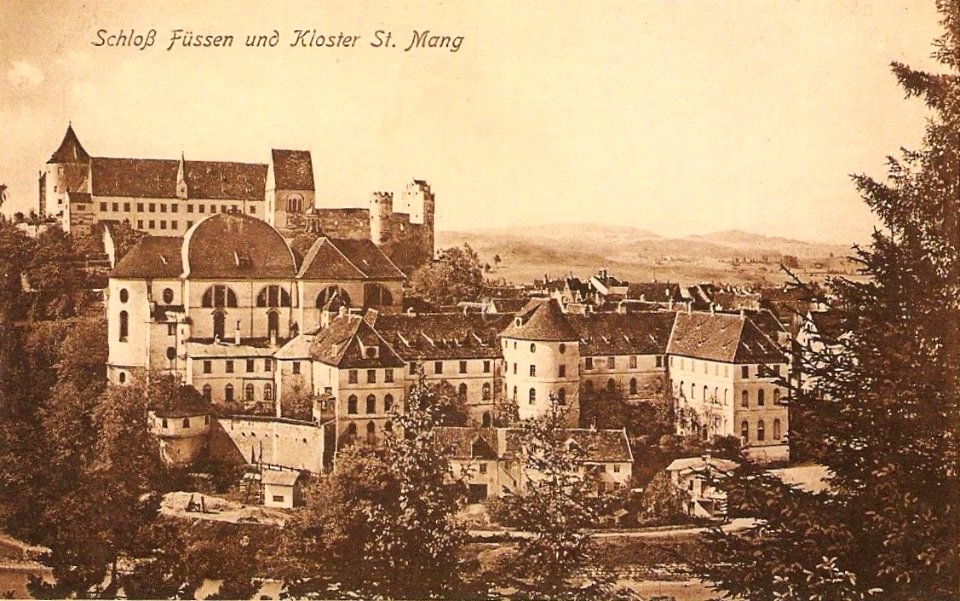 Füssen - Kloster St. Mang & Schloss Füssen, 1910s