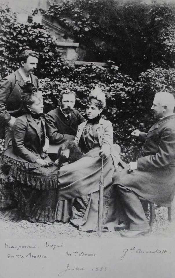 G de Maupassant à La Guillette en 1888