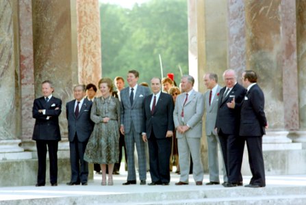 G-7 Economic Summit Leaders at Grand Trianon Palace