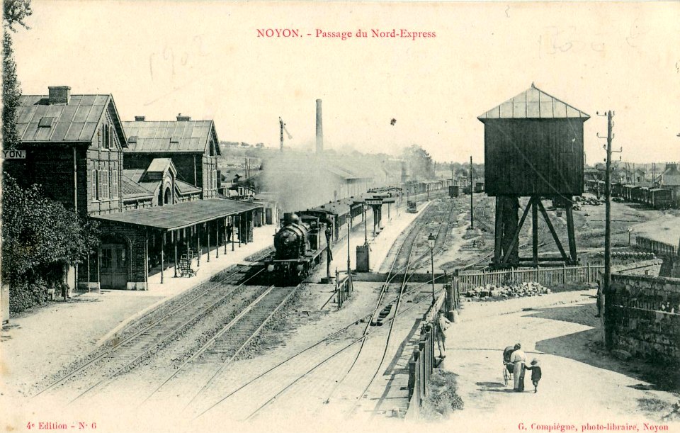 G. Compiègne 6 - NOYON - Passage du Nord-Express