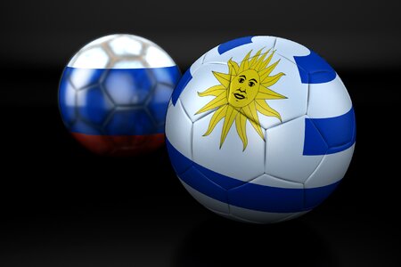 World cup ball flag photo