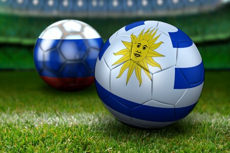 World cup ball flag