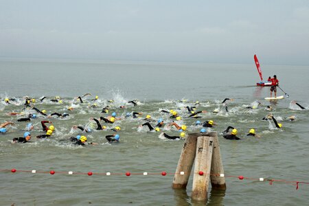 Water swimmer people photo