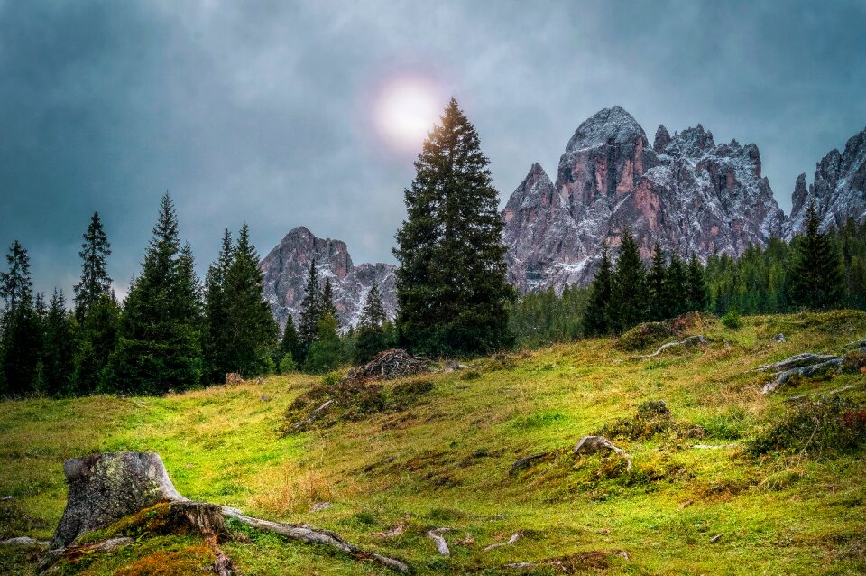 Panorama rock sky