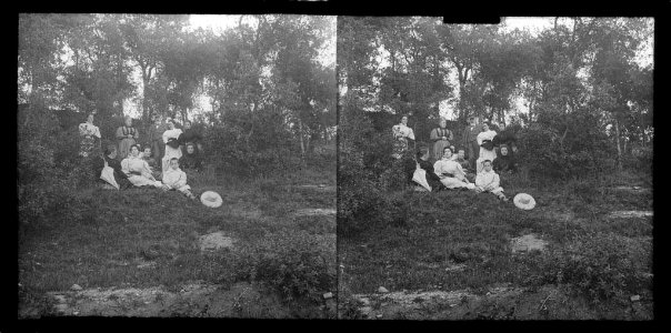 Grup familiar en un bosc (AFCEC BORDAS X 564)