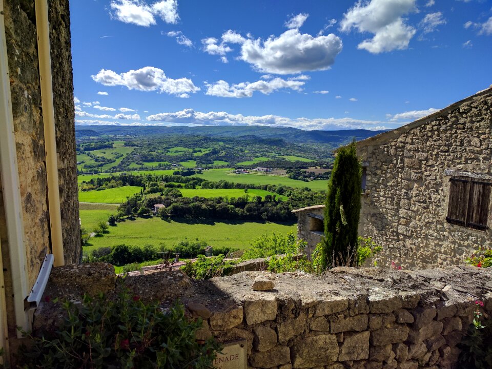 Clouds landscape provence