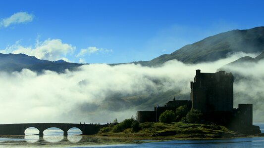 Panoramic sky castle