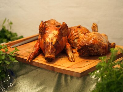Company celebration party food