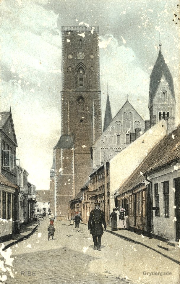 Grydergade, Ribe, 1905
