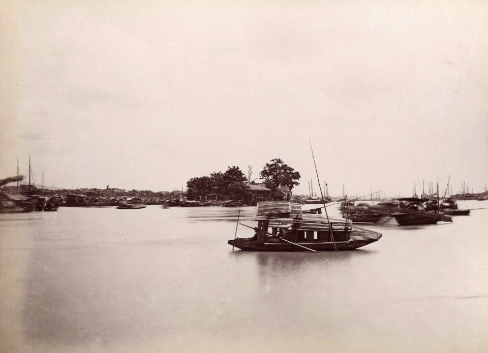 Guangzhou Sampan by Lai Afong, c1880