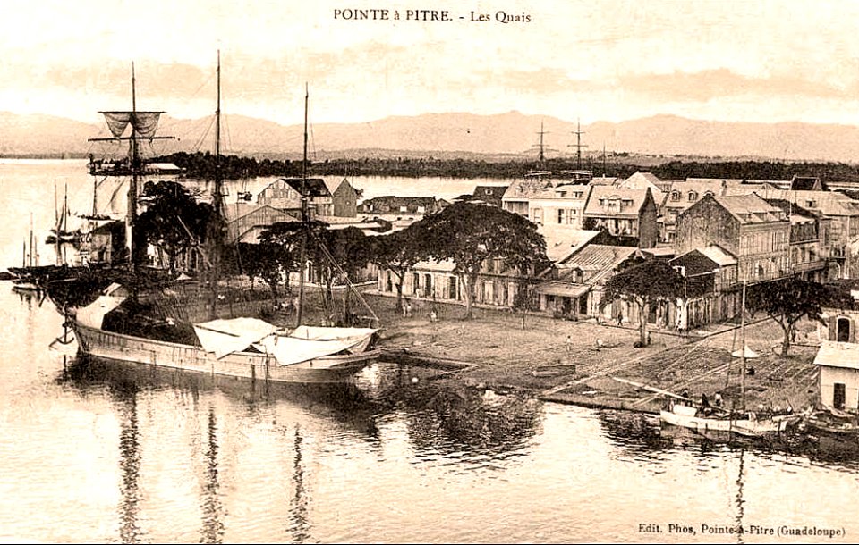 Guadeloupe les quais de Pointe-à-Pitre