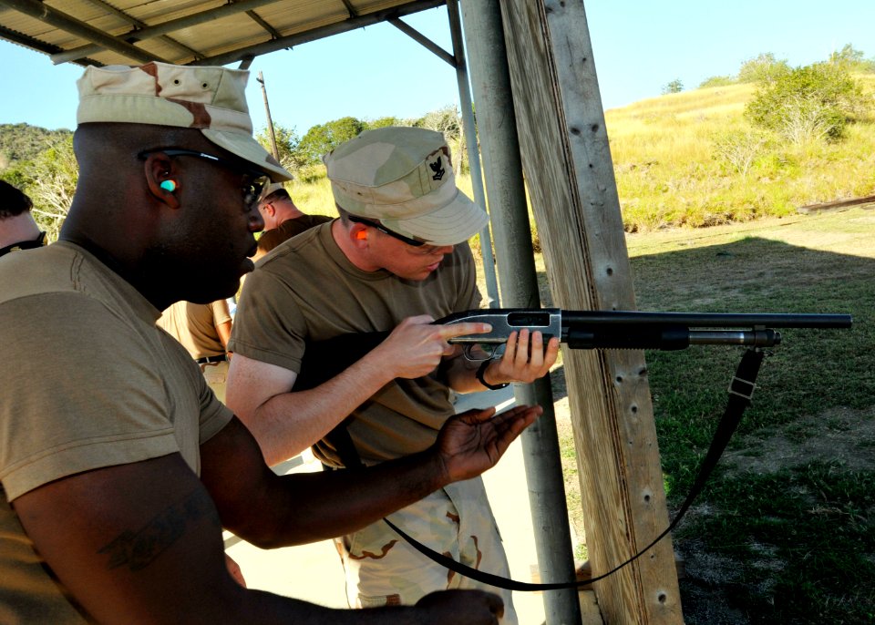 Guantanamo sailors at the firing range DVIDS357995
