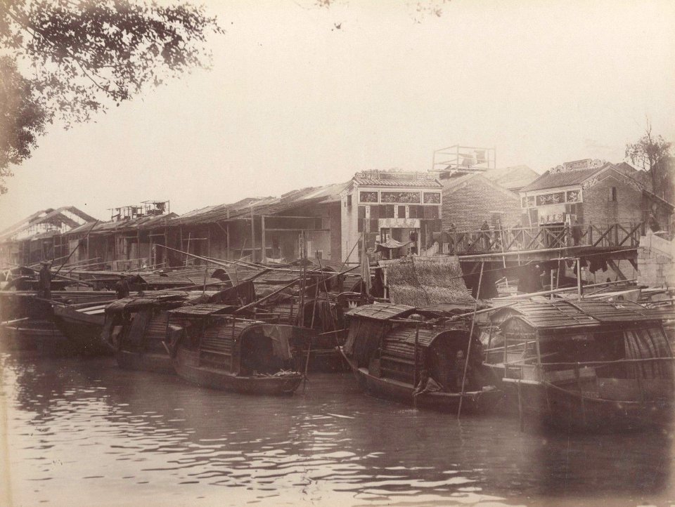 Guangzhou Channel by Lai Afong, c1880