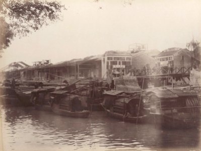 Guangzhou Channel by Lai Afong, c1880