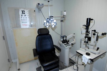 Guantanamo captive's optometry clinic photo