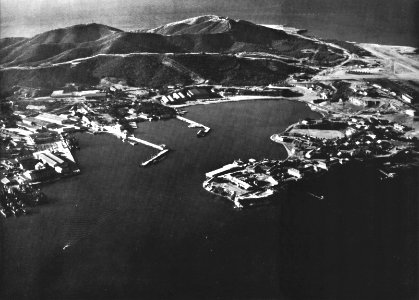 Guantanamo Naval Base aerial photo 1962 photo