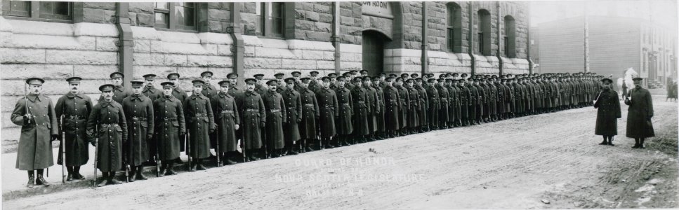 Guard of honour, opening of Nova Scotia Legislature, Feb. 18, 1915 (HS85-10-29972) photo