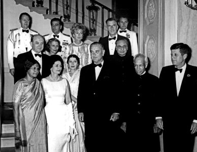 Guests of a State Dinner for President Dr. Sarvepalli Radhakrishnan of India