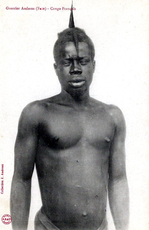 Guerrier Andassa (Face)-Congo français