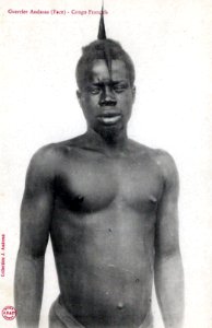 Guerrier Andassa (Face)-Congo français photo