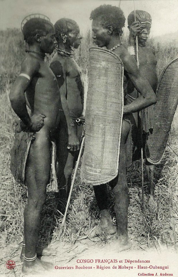 Guerriers Boubous-Région de Mobaye-Haut Oubangui