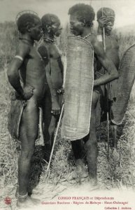Guerriers Boubous-Région de Mobaye-Haut Oubangui
